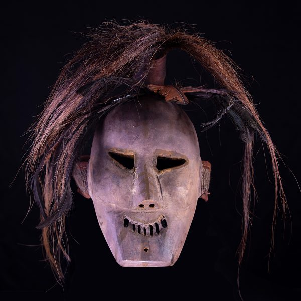 Shamans Wooded Face Mask front view