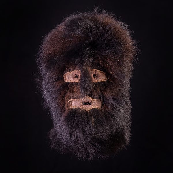 Hairy Man Animal Spirit Mask front view