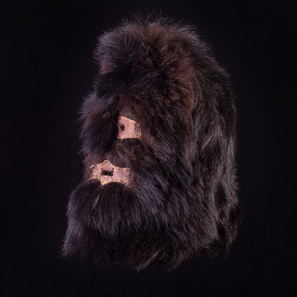 Hairy Man Animal Spirit Mask side view